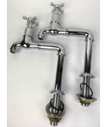 OEM Perrin &amp; Rowe Mayfair Vintage SINK Tall BIB Taps Faucet W Cross Hand... - $7,289.19 MXN
