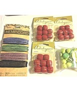 New Jewelry Making Hemp Cord Artistrywear Red Suade Beads Beads SKU 035-059 - $9.43 CAD