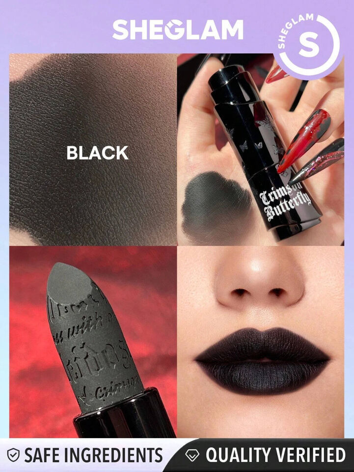 SHEGLAM Onyx Kaleidoscope Lipstick Holiday Beauty for Festivals Camping - $12.31