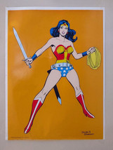 Rare vintage original 1978 Wonder Woman poster: 1970s DC Comics Superhero pin-up - £23.48 GBP