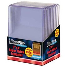 Ultra Pro 2 180pt Top Loader Packs - 10 Toploaders Per Pack (20 Total) - Thick B - £31.96 GBP