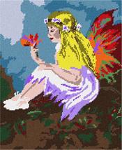 Pepita Needlepoint kit: Fairy Girl, 10&quot; x 12&quot; - £78.66 GBP+