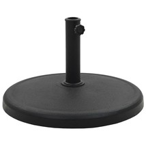 Parasol Base Black Polyresin Medium Tough Parasol Base Round - $183.12 CAD