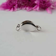 925 Sterling Silver Pea-Shaped Security Clasp for Jewelry - £8.20 GBP