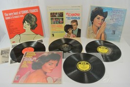 Connie Francis Lot of 4 Records Vinyl LP Never Sunday When Boys Very Best Of... - £18.88 GBP