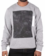 Sudadera De Cuello Redondo L-Coalition Para Hombre En Gris Jaspeado NWT - $37.45