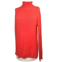 Red Turtleneck Sweater Size XL  - £19.44 GBP