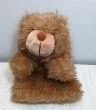 Vintage plush brown bear hand puppet teddy - £7.93 GBP