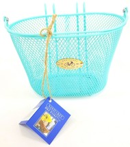 Nantucket Bike Basket Co. Surfside Child Mesh Wire Basket, Turquoise - £31.26 GBP