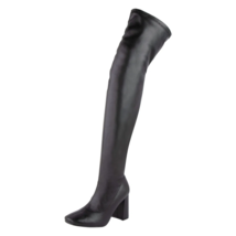 Brash Women&#39;s Rudd Square Toe Over the Knee Boot SIZE 6.5 BLACK - £23.79 GBP