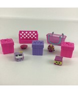Shopkins Gift Boxes Presents Shopping Basket Accessories Mini Figures Mo... - $20.24 CAD