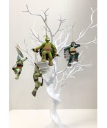 Kurt Adler Teenage Mutant Ninja Turtles Christmas Ornaments~Set of 4~One... - £21.41 GBP