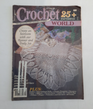 Crochet World Magazine October 1988 ~ Doilies Dolls Sweaters Afghans Bab... - $8.86
