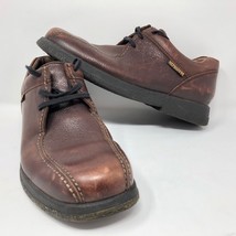 Mephisto Brown Oxford Lace Up Leather Shoes Size 9.5 US Shock Absorber Casual - $51.47