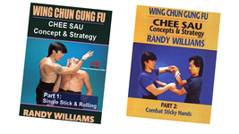 2 DVD Set Randy Williams Wing Chun Chee Sau Combat Sticky Hands Secrets - £35.38 GBP