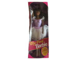 1993 Mattel My First Barbie Doll Easy Dress Ballerina African American 11340 New - £9.38 GBP