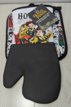 Hocus Pocus Kitchen pot holder hot pad oven mitt 2pc set NEW - $12.86