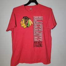 Chicago Blackhawks Mens Shirt 2XL NHL Red Short Sleeve - £12.39 GBP