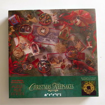 Springbok Christmas Keepsakes Puzzle Plus Series With Brass Ornament 500... - $36.00