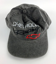 Chevrolet Racing Snapback Hat Bow Tie - Gray Faded Embroidered Chevy  - $19.79