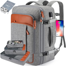 Expandable Carry on Travel Backpack XLarge 40L Flight Approved for Men &amp; Women  - £47.06 GBP+