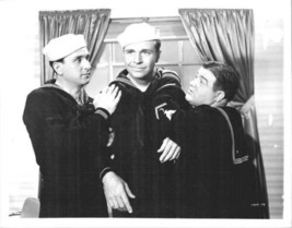 In The Navy 1941 Bud Abbott Lou Costello &amp; Dick Powell 8x10 inch photo fiber - £11.72 GBP