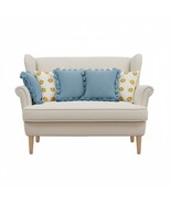 SOGA 5PC Sky Blue Textured Pom-Pom &amp; Retro Daisy Pillowcase Set – 45cm C... - $108.50