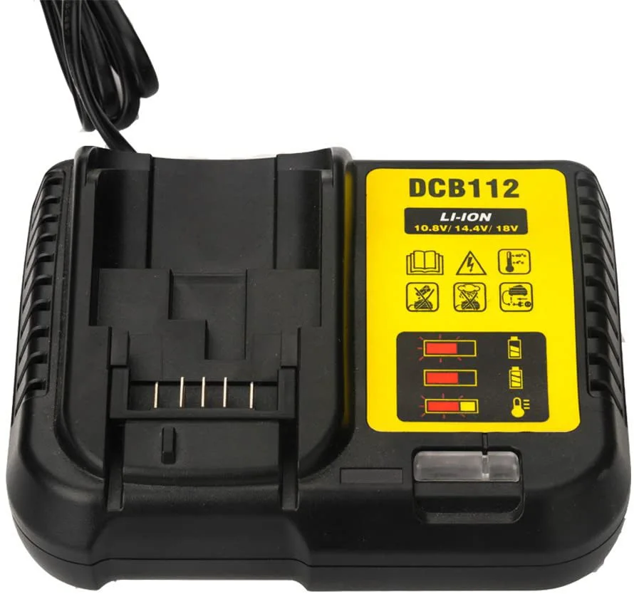 Free shipping DCB112 Li-Ion Battery Charger For Dewalt 10.8V 12V 14.4V 18V 20V D - £66.50 GBP