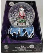 Nightmare Before Christmas Jack Skellington Musical Snomotion Waterglobe - $839.05 MXN