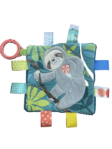 Mary Meyer Taggies Lovey Crinkle Me Molasses Sloth 6 x 6 Lovey hang toy baby - £8.70 GBP