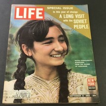 VTG Life Magazine September 13 1963 - Vazisubani Schoolgirl Natela Gugulashvili - £10.36 GBP
