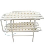 2 Layers 8 Pipes Hydroponic 72 Holes Plant Site Grow Kit Garden System - $130.34 CAD