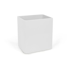 Lacca Waste Basket, White - $64.99