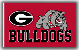 Georgia Bulldogs Football Team Memorable Flag 90x150cm 3x5ft Fan Best Banner - $13.95