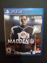 PS4 Playstation Madden 18 NFL Football 2018 Video Game - $4.98