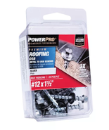 Hillman 117956 Power Pro Metal-to-OSB Roofing Screws, #12-14x1-1/2&quot;, 20-... - €22,52 EUR