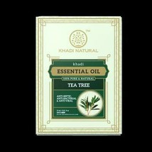 Low Cost Khadi Natural Tea Tree Essential Oil 15ml Ayurvedic Body Face Skin Acne - £15.27 GBP