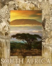 South Africa Laser Engraved Wood Picture Frame Portrait (4 x 6) - £23.76 GBP