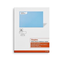 Staples Laser/Inkjet Shipping Labels 0.5&quot;W x 1.75&quot;L White 80 Labels/Sheet - $30.99