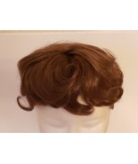 Vtg Human Hair Wiglet Layered Wavy Crown Medium Brown Lloyds Hairpiece Wig - €29,63 EUR