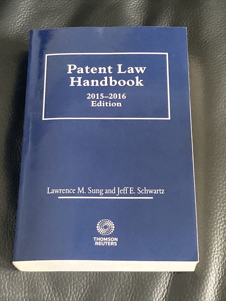 PATENT LAW HANDBOOK 2015-2016 by Thomson Reuters - $23.38