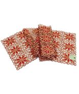 Broderie Cutwork Collection Embroidered Poinsettia Cutwork Table Runner ... - €8,50 EUR