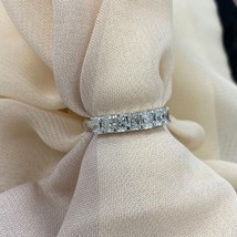 1.00 Karat Glanzschliff Kunstdiamanten Grown Diamant Ehering 14k Weiss G... - $37,348.77 MXN