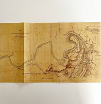 Map Brown&#39;s Ferry Tenn Civil War Reproduction 14 x 8.25&quot; Military Histor... - $28.01 CAD