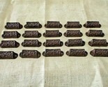 20 CAST IRON BROWN 3&quot; ORNATE PULLS DRAWER CABINET HANDLES RUSTIC VINTAGE... - $42.99