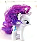 Rarity Unicorn My Little Pony MLP 2010 Brushable 3in Figure Hasbro VTG - $11.47 CAD