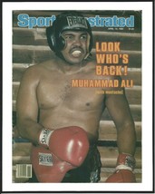 1980 April Issue of Sports Illustrated Mag. With MUHAMMAD ALI - 8" x 10" Photo - $20.00