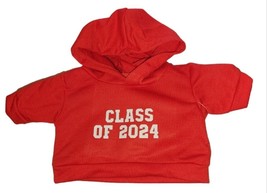 Class of 2024 Personalized Hoodie Tee 16&quot; Teddy Bear Outfit Fits build a... - £15.78 GBP