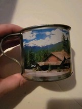 Commemorative Tin Cup Ponderosa Ranch Bonanza TV Show Lake Tahoe NV USA ... - $21.56