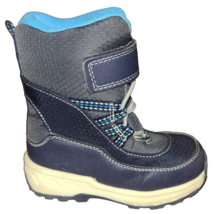 Snow Boots Sz 8 Carter&#39;s Kid&#39;s Warm Black Winter. - £16.93 GBP
